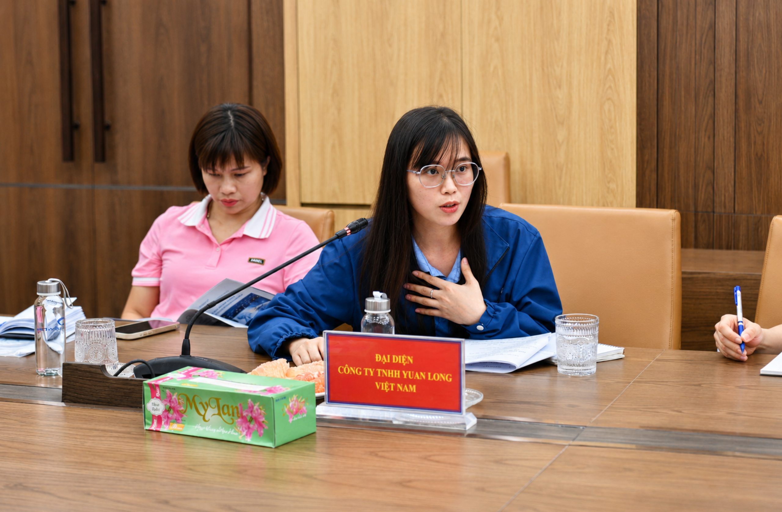 Đại diện doanh nghiệp phát biểu